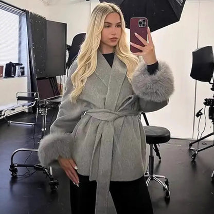 Manteau Femme Laine Faurrelle